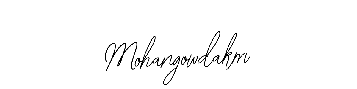 Also we have Mohangowdakm name is the best signature style. Create professional handwritten signature collection using Bearetta-2O07w autograph style. Mohangowdakm signature style 12 images and pictures png