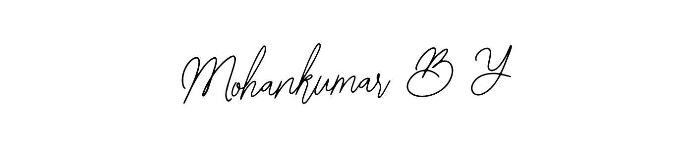 See photos of Mohankumar B Y official signature by Spectra . Check more albums & portfolios. Read reviews & check more about Bearetta-2O07w font. Mohankumar B Y signature style 12 images and pictures png