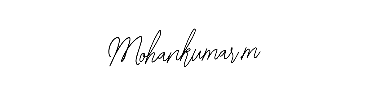 How to make Mohankumar.m signature? Bearetta-2O07w is a professional autograph style. Create handwritten signature for Mohankumar.m name. Mohankumar.m signature style 12 images and pictures png