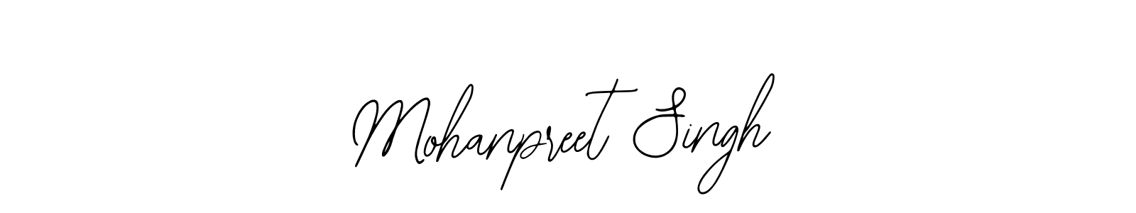 Design your own signature with our free online signature maker. With this signature software, you can create a handwritten (Bearetta-2O07w) signature for name Mohanpreet Singh. Mohanpreet Singh signature style 12 images and pictures png