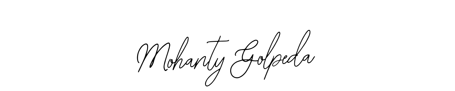 How to make Mohanty Golpeda name signature. Use Bearetta-2O07w style for creating short signs online. This is the latest handwritten sign. Mohanty Golpeda signature style 12 images and pictures png