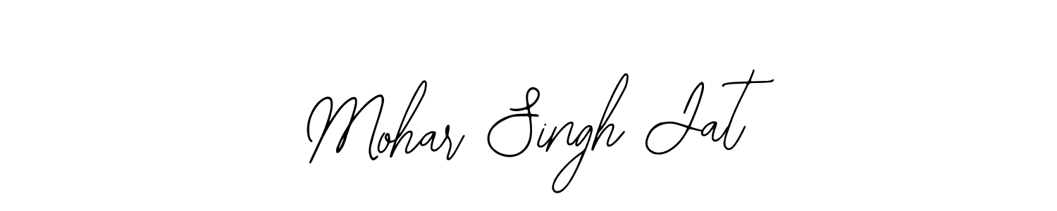 Design your own signature with our free online signature maker. With this signature software, you can create a handwritten (Bearetta-2O07w) signature for name Mohar Singh Jat. Mohar Singh Jat signature style 12 images and pictures png