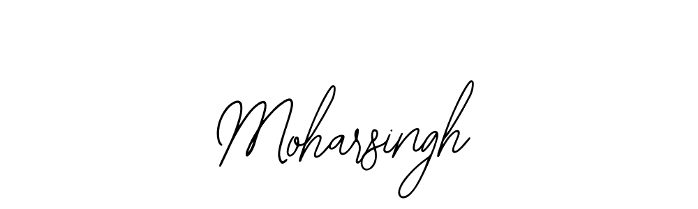 You should practise on your own different ways (Bearetta-2O07w) to write your name (Moharsingh) in signature. don't let someone else do it for you. Moharsingh signature style 12 images and pictures png