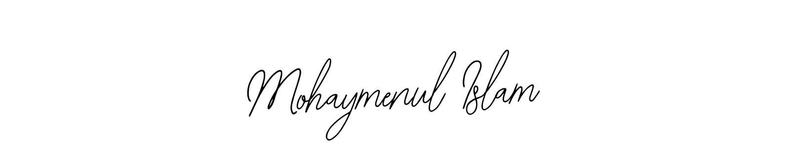 Design your own signature with our free online signature maker. With this signature software, you can create a handwritten (Bearetta-2O07w) signature for name Mohaymenul Islam. Mohaymenul Islam signature style 12 images and pictures png