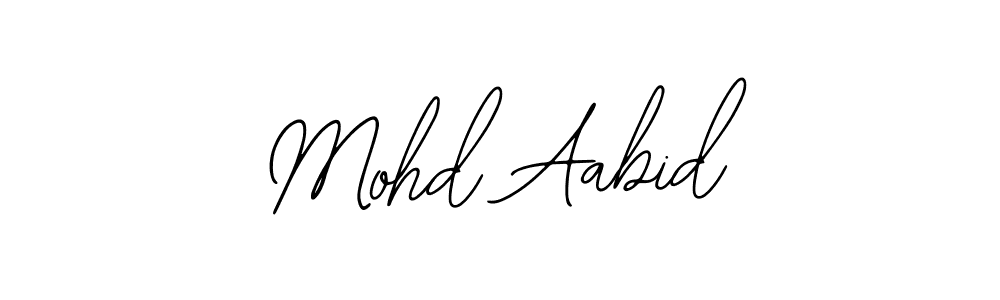 Also we have Mohd Aabid name is the best signature style. Create professional handwritten signature collection using Bearetta-2O07w autograph style. Mohd Aabid signature style 12 images and pictures png