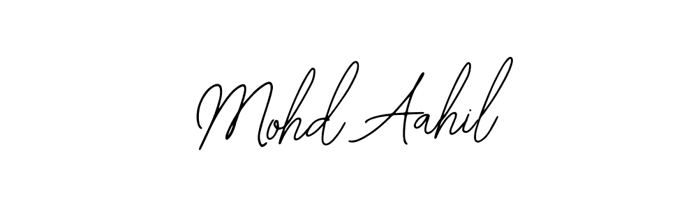 How to make Mohd Aahil signature? Bearetta-2O07w is a professional autograph style. Create handwritten signature for Mohd Aahil name. Mohd Aahil signature style 12 images and pictures png