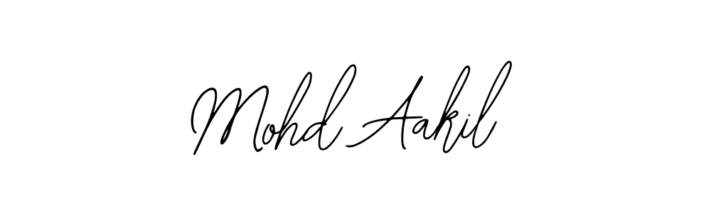 Design your own signature with our free online signature maker. With this signature software, you can create a handwritten (Bearetta-2O07w) signature for name Mohd Aakil. Mohd Aakil signature style 12 images and pictures png