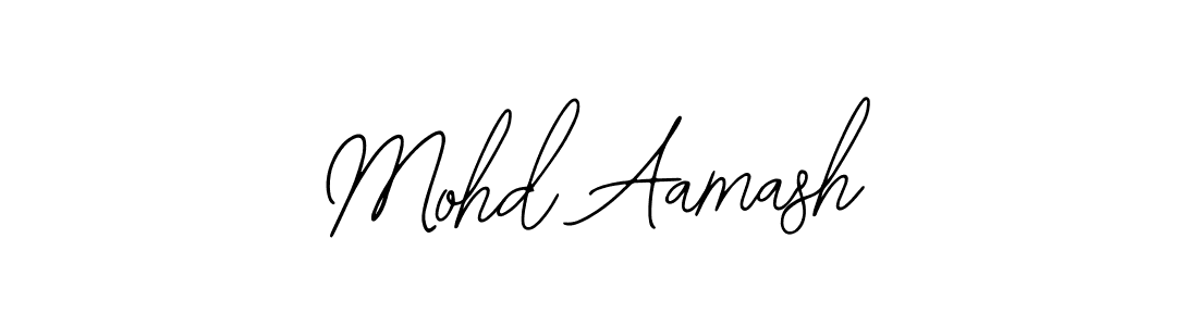 You should practise on your own different ways (Bearetta-2O07w) to write your name (Mohd Aamash) in signature. don't let someone else do it for you. Mohd Aamash signature style 12 images and pictures png
