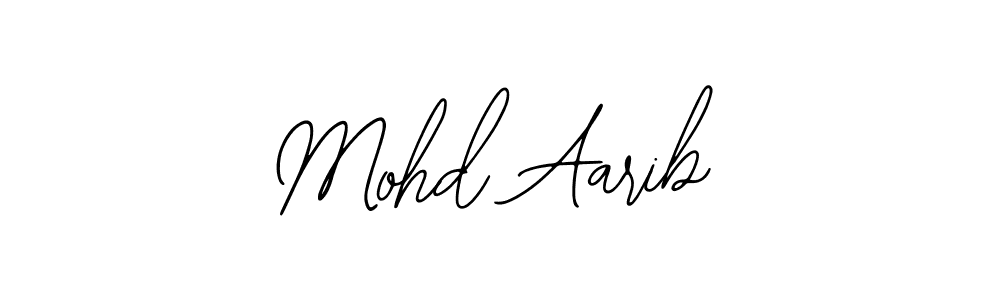 How to Draw Mohd Aarib signature style? Bearetta-2O07w is a latest design signature styles for name Mohd Aarib. Mohd Aarib signature style 12 images and pictures png