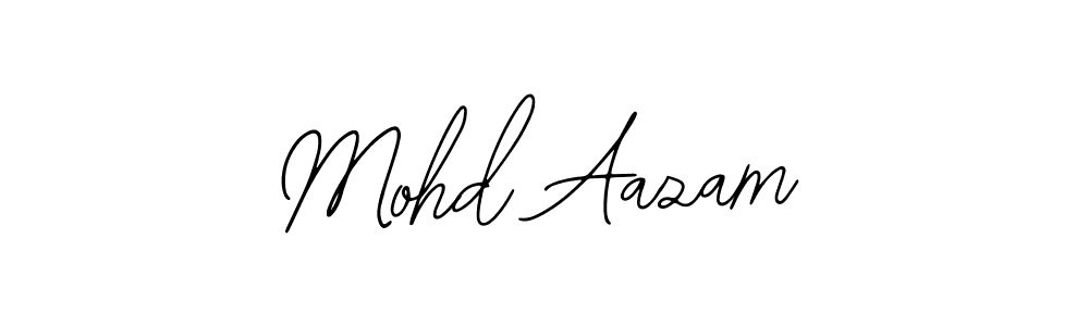 Create a beautiful signature design for name Mohd Aazam. With this signature (Bearetta-2O07w) fonts, you can make a handwritten signature for free. Mohd Aazam signature style 12 images and pictures png