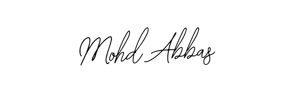 Also we have Mohd Abbas name is the best signature style. Create professional handwritten signature collection using Bearetta-2O07w autograph style. Mohd Abbas signature style 12 images and pictures png