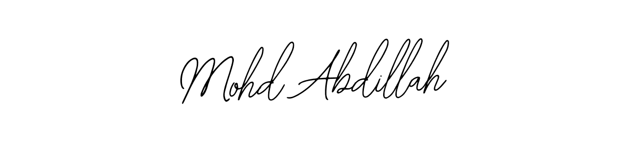 Also You can easily find your signature by using the search form. We will create Mohd Abdillah name handwritten signature images for you free of cost using Bearetta-2O07w sign style. Mohd Abdillah signature style 12 images and pictures png