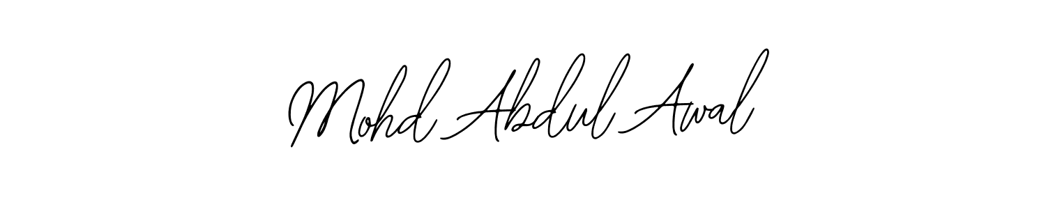 Create a beautiful signature design for name Mohd Abdul Awal. With this signature (Bearetta-2O07w) fonts, you can make a handwritten signature for free. Mohd Abdul Awal signature style 12 images and pictures png