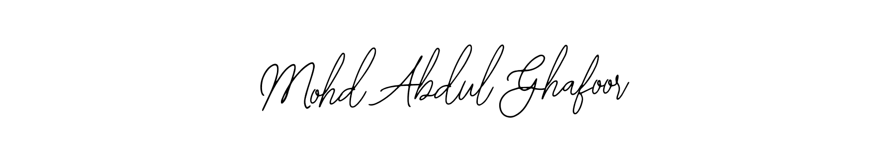 Make a beautiful signature design for name Mohd Abdul Ghafoor. Use this online signature maker to create a handwritten signature for free. Mohd Abdul Ghafoor signature style 12 images and pictures png