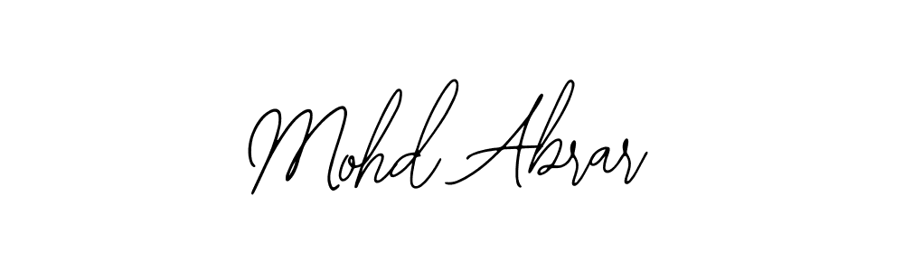 Mohd Abrar stylish signature style. Best Handwritten Sign (Bearetta-2O07w) for my name. Handwritten Signature Collection Ideas for my name Mohd Abrar. Mohd Abrar signature style 12 images and pictures png