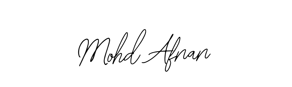 Use a signature maker to create a handwritten signature online. With this signature software, you can design (Bearetta-2O07w) your own signature for name Mohd Afnan. Mohd Afnan signature style 12 images and pictures png