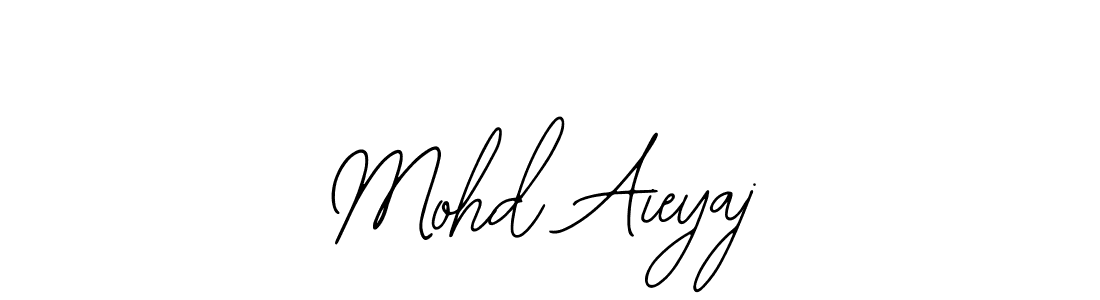 Use a signature maker to create a handwritten signature online. With this signature software, you can design (Bearetta-2O07w) your own signature for name Mohd Aieyaj. Mohd Aieyaj signature style 12 images and pictures png