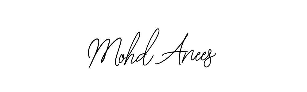 Use a signature maker to create a handwritten signature online. With this signature software, you can design (Bearetta-2O07w) your own signature for name Mohd Anees. Mohd Anees signature style 12 images and pictures png