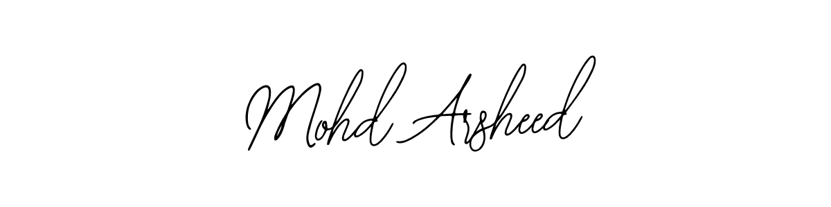 Make a short Mohd Arsheed signature style. Manage your documents anywhere anytime using Bearetta-2O07w. Create and add eSignatures, submit forms, share and send files easily. Mohd Arsheed signature style 12 images and pictures png