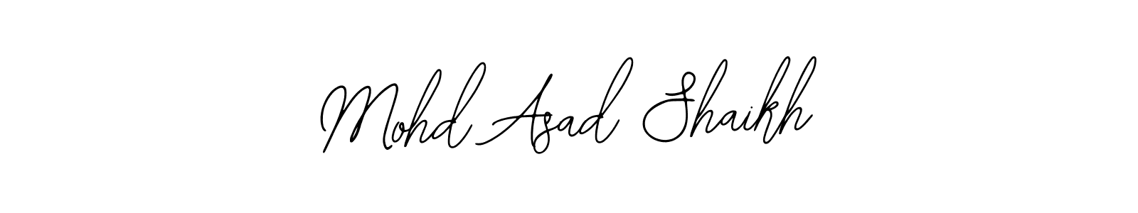 You should practise on your own different ways (Bearetta-2O07w) to write your name (Mohd Asad Shaikh) in signature. don't let someone else do it for you. Mohd Asad Shaikh signature style 12 images and pictures png