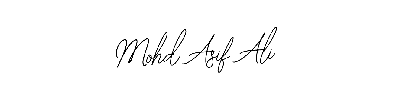 Use a signature maker to create a handwritten signature online. With this signature software, you can design (Bearetta-2O07w) your own signature for name Mohd Asif Ali. Mohd Asif Ali signature style 12 images and pictures png