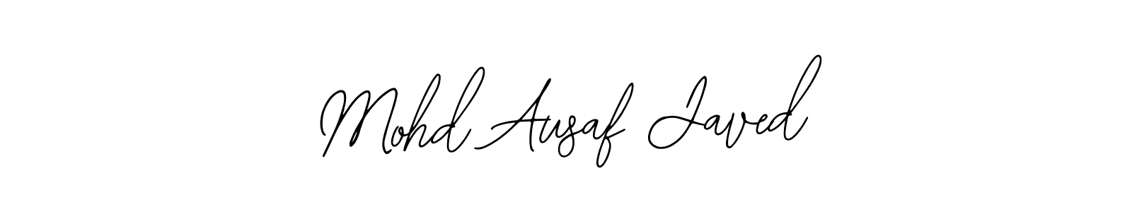 if you are searching for the best signature style for your name Mohd Ausaf Javed. so please give up your signature search. here we have designed multiple signature styles  using Bearetta-2O07w. Mohd Ausaf Javed signature style 12 images and pictures png