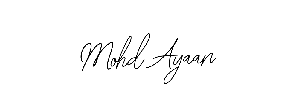 See photos of Mohd Ayaan official signature by Spectra . Check more albums & portfolios. Read reviews & check more about Bearetta-2O07w font. Mohd Ayaan signature style 12 images and pictures png