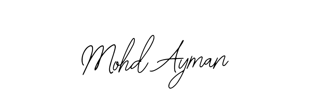 Similarly Bearetta-2O07w is the best handwritten signature design. Signature creator online .You can use it as an online autograph creator for name Mohd Ayman. Mohd Ayman signature style 12 images and pictures png