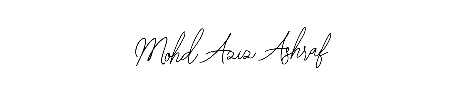 This is the best signature style for the Mohd Aziz Ashraf name. Also you like these signature font (Bearetta-2O07w). Mix name signature. Mohd Aziz Ashraf signature style 12 images and pictures png