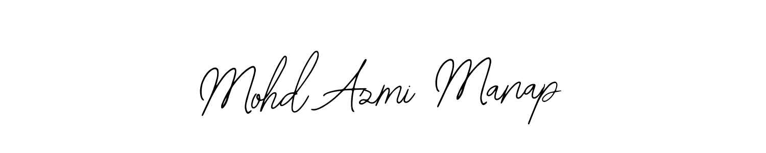 The best way (Bearetta-2O07w) to make a short signature is to pick only two or three words in your name. The name Mohd Azmi Manap include a total of six letters. For converting this name. Mohd Azmi Manap signature style 12 images and pictures png