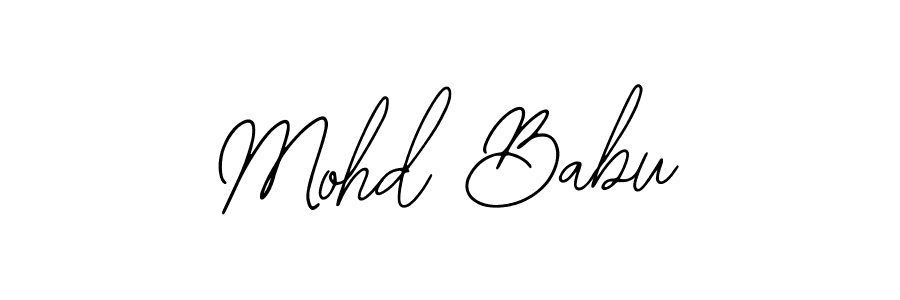 How to Draw Mohd Babu signature style? Bearetta-2O07w is a latest design signature styles for name Mohd Babu. Mohd Babu signature style 12 images and pictures png