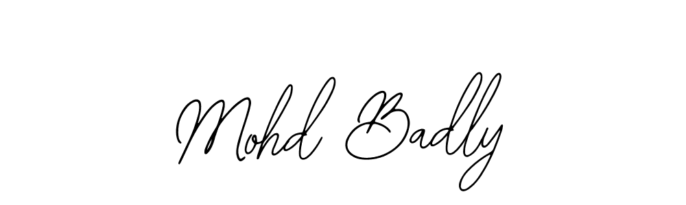 if you are searching for the best signature style for your name Mohd Badly. so please give up your signature search. here we have designed multiple signature styles  using Bearetta-2O07w. Mohd Badly signature style 12 images and pictures png