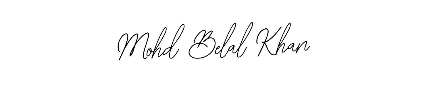 You should practise on your own different ways (Bearetta-2O07w) to write your name (Mohd Belal Khan) in signature. don't let someone else do it for you. Mohd Belal Khan signature style 12 images and pictures png