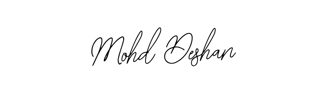 Create a beautiful signature design for name Mohd Deshan. With this signature (Bearetta-2O07w) fonts, you can make a handwritten signature for free. Mohd Deshan signature style 12 images and pictures png