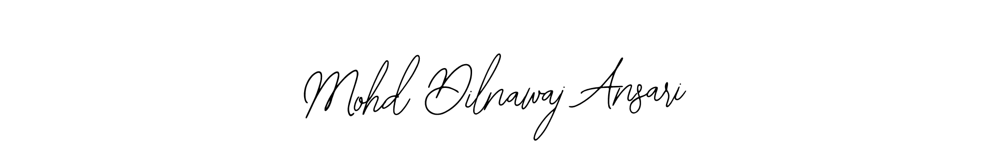 This is the best signature style for the Mohd Dilnawaj Ansari name. Also you like these signature font (Bearetta-2O07w). Mix name signature. Mohd Dilnawaj Ansari signature style 12 images and pictures png