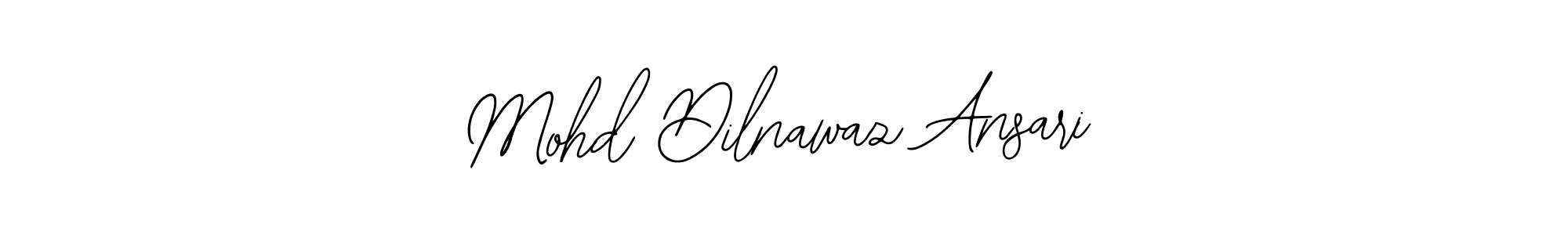 Also You can easily find your signature by using the search form. We will create Mohd Dilnawaz Ansari name handwritten signature images for you free of cost using Bearetta-2O07w sign style. Mohd Dilnawaz Ansari signature style 12 images and pictures png