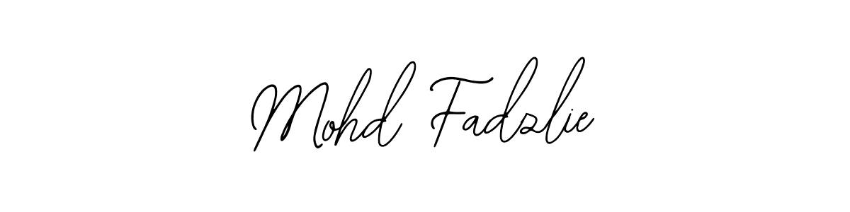Also You can easily find your signature by using the search form. We will create Mohd Fadzlie name handwritten signature images for you free of cost using Bearetta-2O07w sign style. Mohd Fadzlie signature style 12 images and pictures png