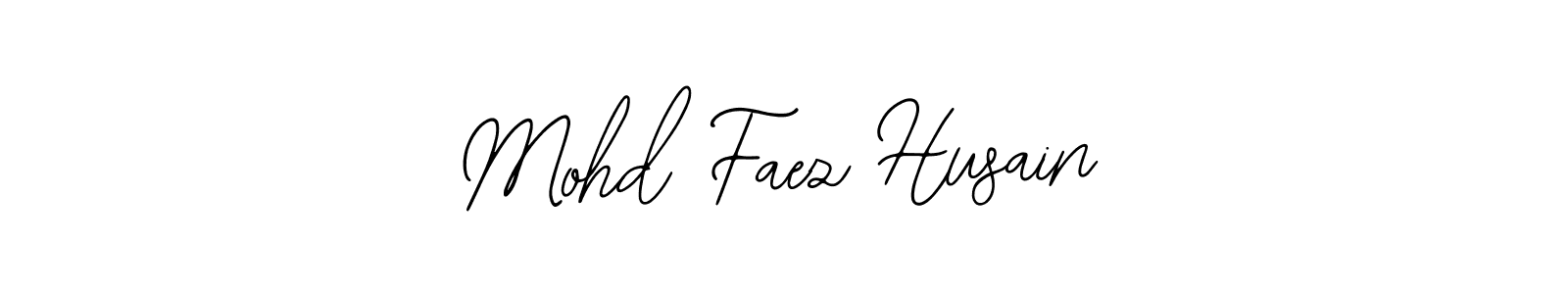 Make a beautiful signature design for name Mohd Faez Husain. With this signature (Bearetta-2O07w) style, you can create a handwritten signature for free. Mohd Faez Husain signature style 12 images and pictures png