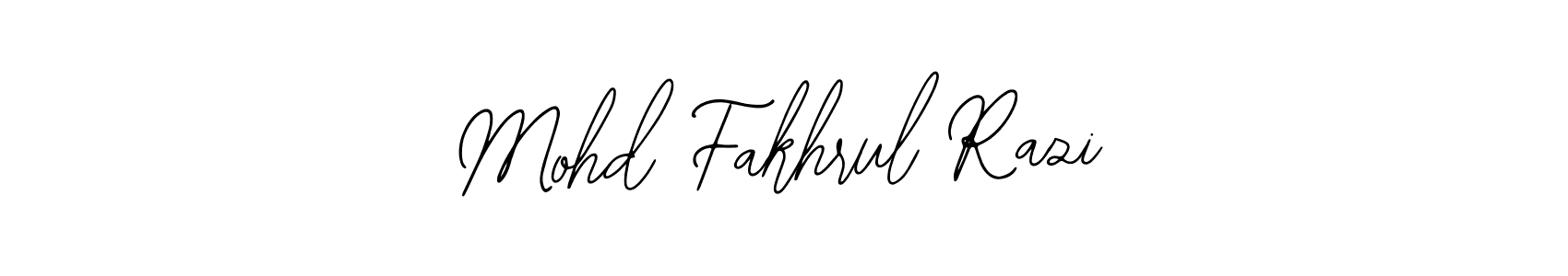 How to make Mohd Fakhrul Razi name signature. Use Bearetta-2O07w style for creating short signs online. This is the latest handwritten sign. Mohd Fakhrul Razi signature style 12 images and pictures png
