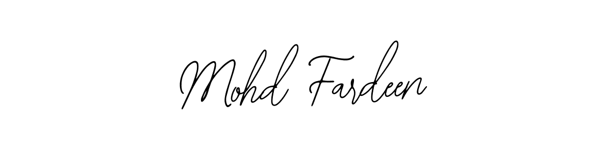 Design your own signature with our free online signature maker. With this signature software, you can create a handwritten (Bearetta-2O07w) signature for name Mohd Fardeen. Mohd Fardeen signature style 12 images and pictures png