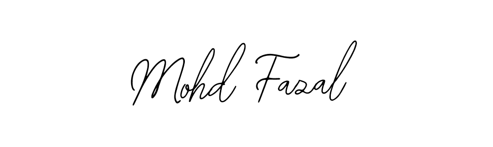 Also we have Mohd Fazal name is the best signature style. Create professional handwritten signature collection using Bearetta-2O07w autograph style. Mohd Fazal signature style 12 images and pictures png