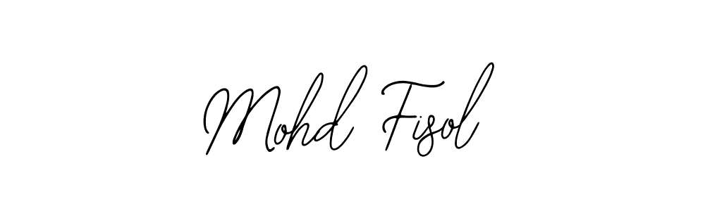 Also You can easily find your signature by using the search form. We will create Mohd Fisol name handwritten signature images for you free of cost using Bearetta-2O07w sign style. Mohd Fisol signature style 12 images and pictures png