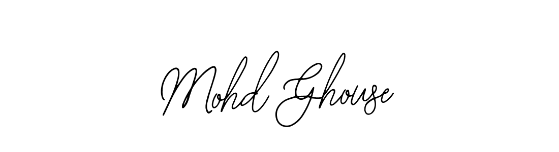 You should practise on your own different ways (Bearetta-2O07w) to write your name (Mohd Ghouse) in signature. don't let someone else do it for you. Mohd Ghouse signature style 12 images and pictures png