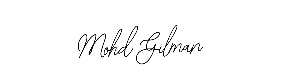 if you are searching for the best signature style for your name Mohd Gilman. so please give up your signature search. here we have designed multiple signature styles  using Bearetta-2O07w. Mohd Gilman signature style 12 images and pictures png