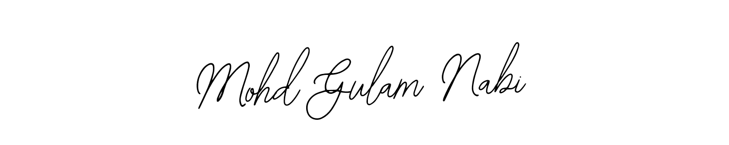 Mohd Gulam Nabi stylish signature style. Best Handwritten Sign (Bearetta-2O07w) for my name. Handwritten Signature Collection Ideas for my name Mohd Gulam Nabi. Mohd Gulam Nabi signature style 12 images and pictures png