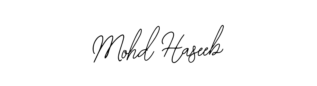 Make a beautiful signature design for name Mohd Haseeb. With this signature (Bearetta-2O07w) style, you can create a handwritten signature for free. Mohd Haseeb signature style 12 images and pictures png