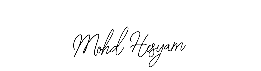 It looks lik you need a new signature style for name Mohd Hesyam. Design unique handwritten (Bearetta-2O07w) signature with our free signature maker in just a few clicks. Mohd Hesyam signature style 12 images and pictures png