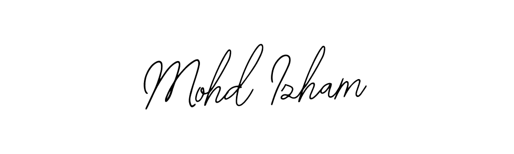 Also we have Mohd Izham name is the best signature style. Create professional handwritten signature collection using Bearetta-2O07w autograph style. Mohd Izham signature style 12 images and pictures png