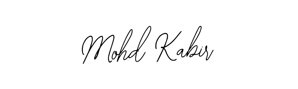 You should practise on your own different ways (Bearetta-2O07w) to write your name (Mohd Kabir) in signature. don't let someone else do it for you. Mohd Kabir signature style 12 images and pictures png