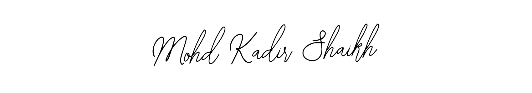 Make a beautiful signature design for name Mohd Kadir Shaikh. Use this online signature maker to create a handwritten signature for free. Mohd Kadir Shaikh signature style 12 images and pictures png
